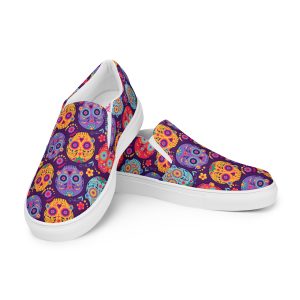 Skully's Pattern Men’s slip-on shoes